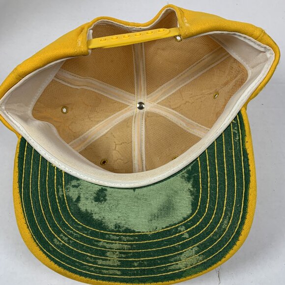 Vintage Duke Power "Citizenship Service" Yellow Snapback Hat - Picture 9 of 13